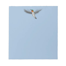 Tiny Illustriert Hummingbird Notizblock