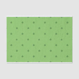 Tiny Kleeblatts St. Patrick's Day Print Seidenpapier