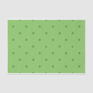 Tiny Kleeblatts St. Patrick's Day Print Seidenpapier