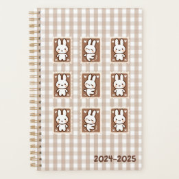 Tiny Latte Gingham Planer