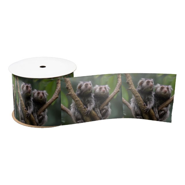 Tiny Marmoset Titans unter den Zweigen, Satinband (Spule)
