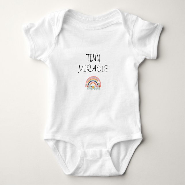 Tiny Miracle Baby Onsie Strampler (Vorderseite)