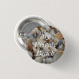 Tiny Muscheln Beach Sand Button