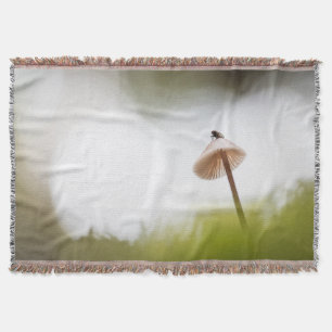 Tiny Mushroom Nature Foto Decke