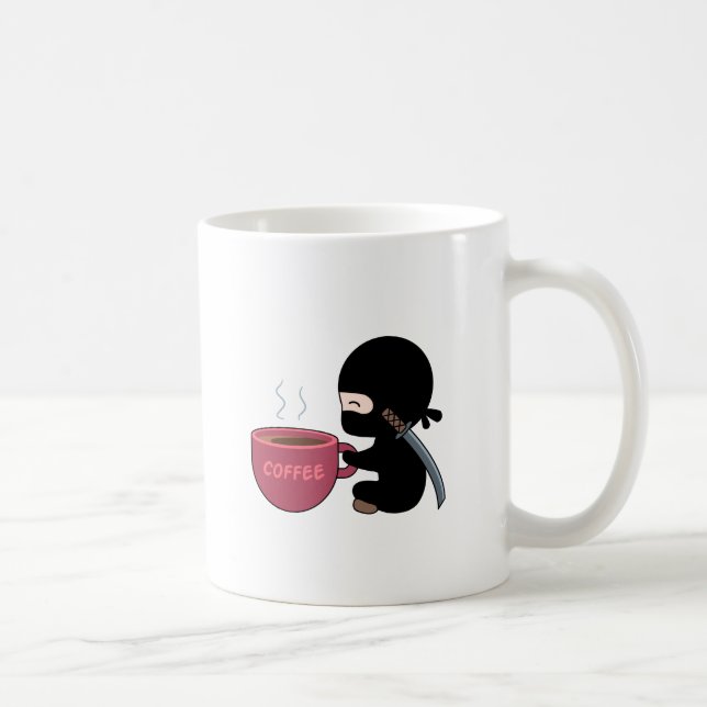 Tiny Ninja mit großer Tasse (Rechts)