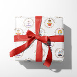 Tiny Nutcracker Characters Geschenkpapier<br><div class="desc">Hand painted ballet character illustration designed by Shelby Allison.</div>