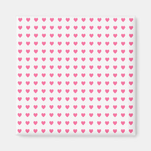 Tiny Pink Hearts Magnet