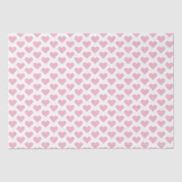 Tiny Pink Hearts Muster Gewebe Papier