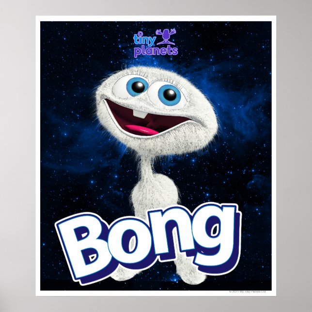 Tiny Planets Bong - weit weg! Poster (Vorne)