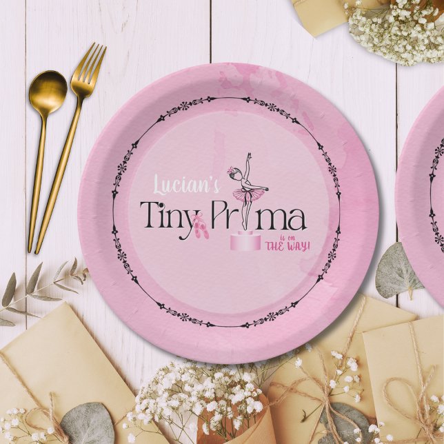 Tiny Prima Is On The Way Paper Plates Pappteller (Von Creator hochgeladen)