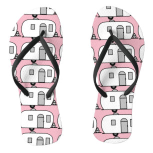 Tiny Red Sinti und Roma Caravan Thunder_Cove Flip Flops