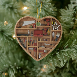 Tiny Shelves: DIY Tools - 2D print Tool Shelf Keramik Ornament