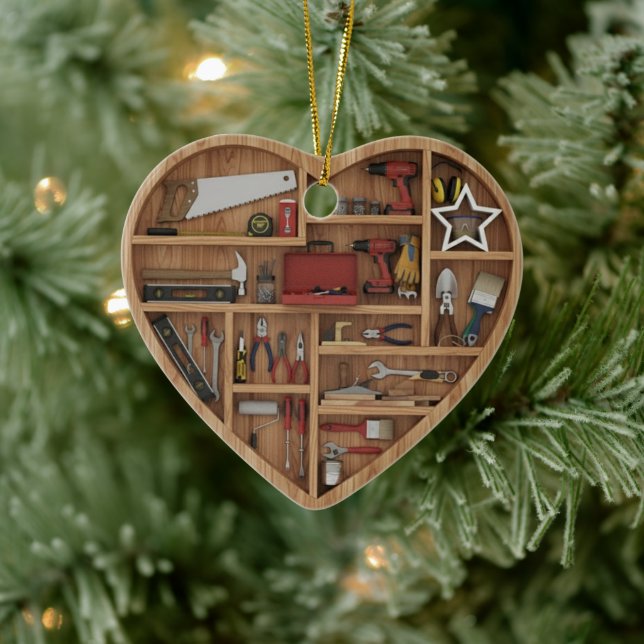 Tiny Shelves: DIY Tools - 2D print Tool Shelf Keramik Ornament (Baum)