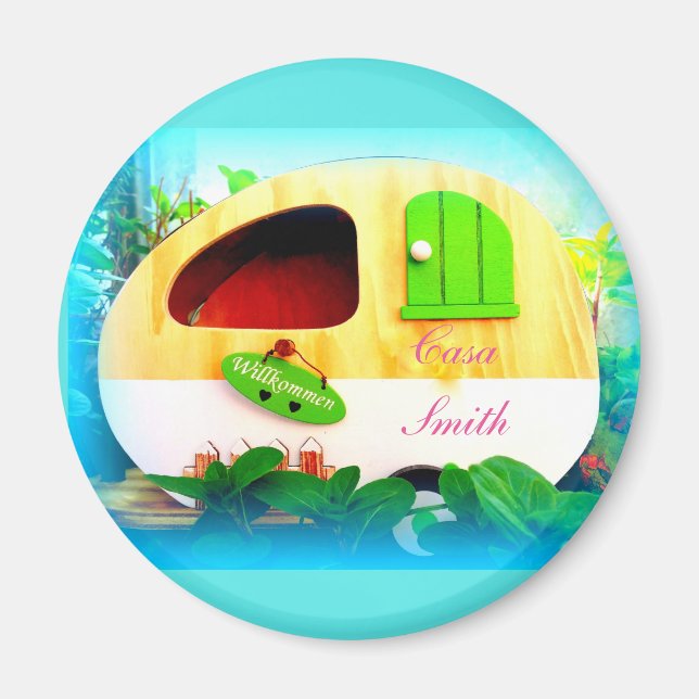 Tiny Sinti und Roma casa Magnet (Vorne)