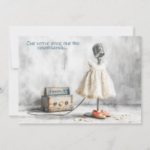 Tiny Songbird - 1. Geburtstagskarl Einladung