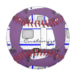 Tiny stromlinienförmige Caravan Thunder_Cove jede Baseball