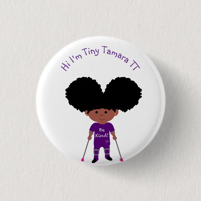 Tiny Tamara TT Einführung Button (Vorderseite)