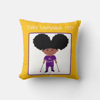 Tiny Tamara TTThrow Pillow 16" x 16" Kissen