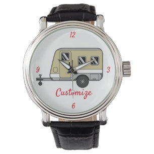 Tiny Tan Caravan Camper Thunder_Cove Armbanduhr