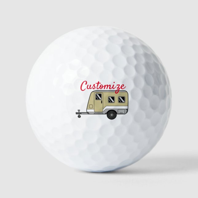 Tiny Tan Caravan Camper Thunder_Cove Golfball (Vorderseite)
