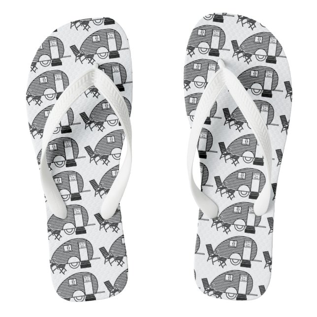 Tiny Teardrop Trailer Thunder_Cove  Flip Flops (Fußbett)