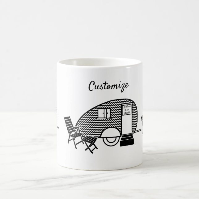 Tiny Teardrop Trailer Thunder_Cove Kaffeetasse (Mittel)