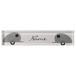 Tiny Teardrop Trailer Thunder_Cove Namensplakette