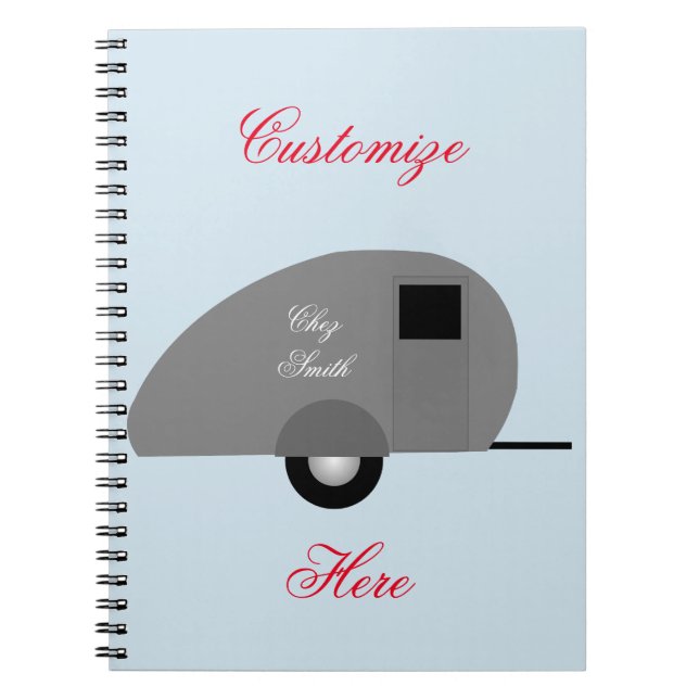 Tiny Teardrop Trailer Thunder_Cove Notizblock (Vorderseite)