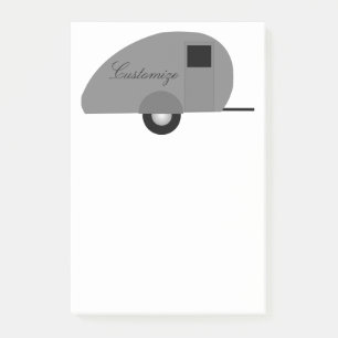 Tiny Teardrop Trailer Thunder_Cove Post-it Klebezettel