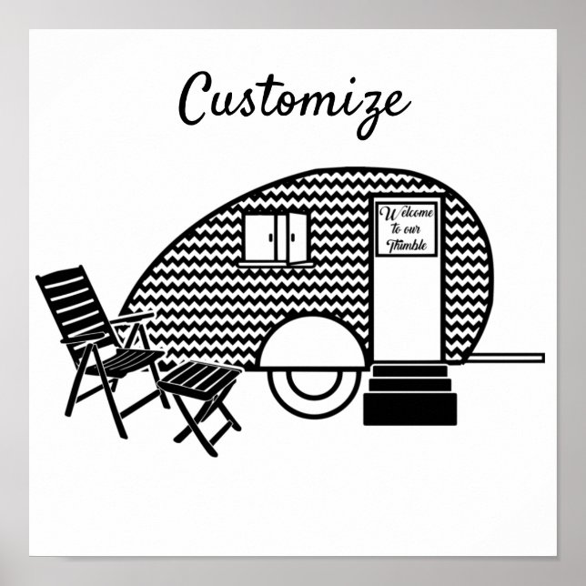 Tiny Teardrop Trailer Thunder_Cove Poster (Vorne)