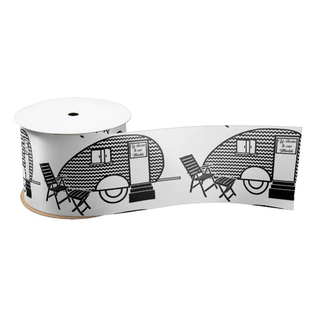Tiny Teardrop Trailer Thunder_Cove Satinband (Spule)