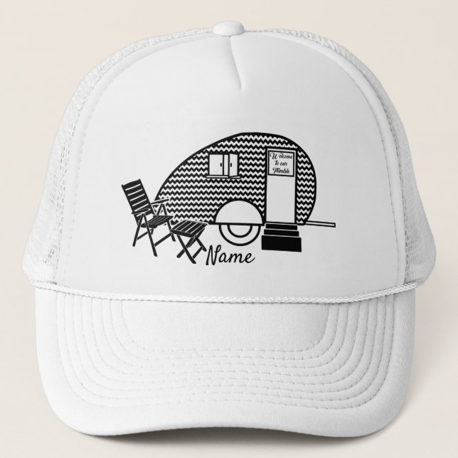 Tiny Teardrop Trailer Thunder_Cove Truckerkappe (Vorderseite)