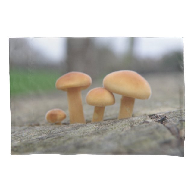 Tiny Toadstools Macro Pillowcase Kissenbezug (Vorderseite)