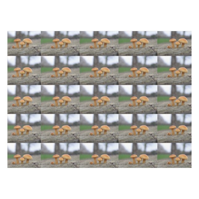 Tiny Toadstools Macro Tableclout Tischdecke (Vorderseite (Horizontal))