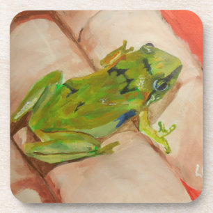 Tiny Tropical Frog Getränkeuntersetzer
