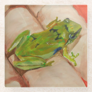 Tiny Tropical Frog Glasuntersetzer