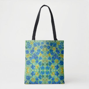 Tiny Vergiss-Me-Not-Bloral Tote Bag Tasche