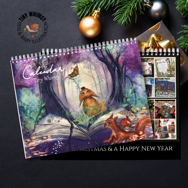 Tiny Whimsy Kalender - Magische Kunst & Wald (Tiny Whimsy Calendar - Magical Art & Woodland)