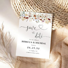 Tiny Wildblume Save the Date Card
