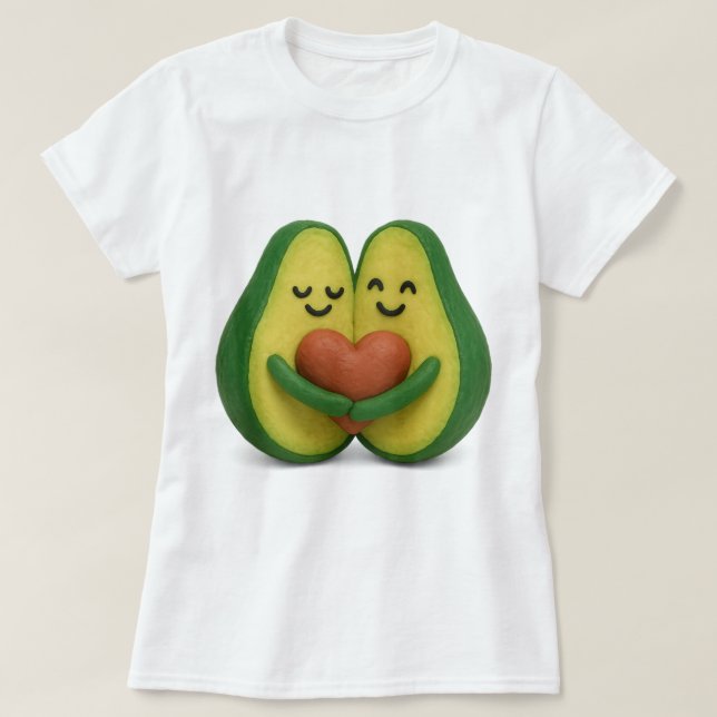 Tiny Yummy Clay World: Realistic Cute Food 3D Art T-Shirt (Design vorne)
