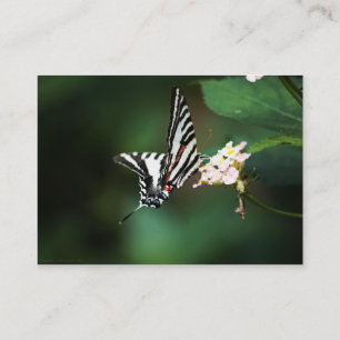 Tiny Zebra Mini Print Visitenkarte