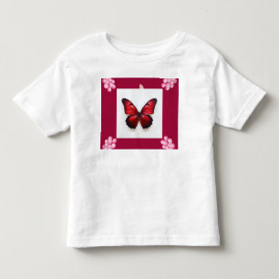 TinyTrend™ Butterfly Kleinkind Fine Jersey T - Shi T-shirt