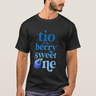 Tio Uncle First Birthday Berry Sweet One Blueberry T-Shirt