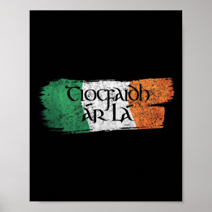 Tiocfaidh Ar La Vintage Ireland Irischer Republika Poster