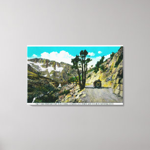 Tioga Road High Sierra zwischen Tahoe und Yosemit Leinwanddruck