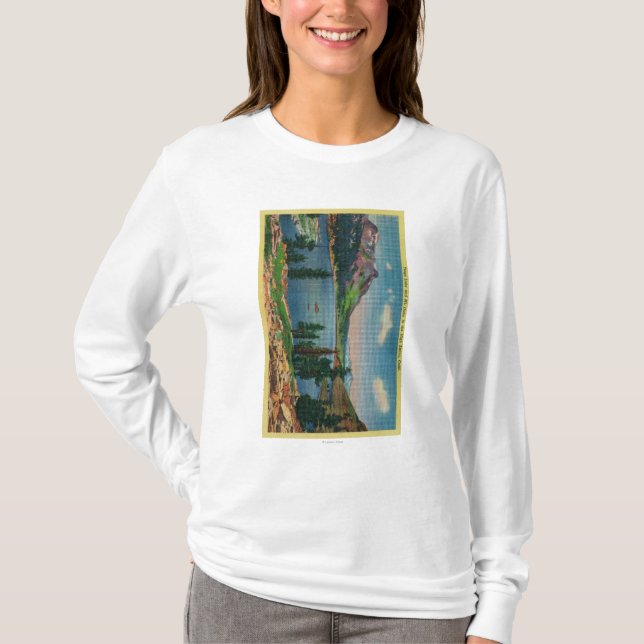 Tioga See und Mt. Dana in der hohen Sierra T-Shirt (Vorderseite)