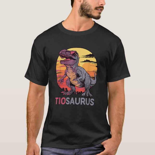 TioSaurus Dino Dinosaur Tio Saurus T Rex Funny Tre T-Shirt (Vorderseite)