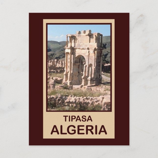 Tipasa Algeria Postkarte (Vorderseite)