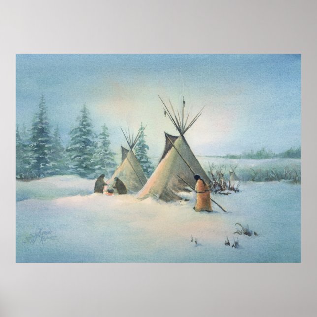 TIPI CAMP SQUAW VON SHARON SHARPE POSTER (Vorne)