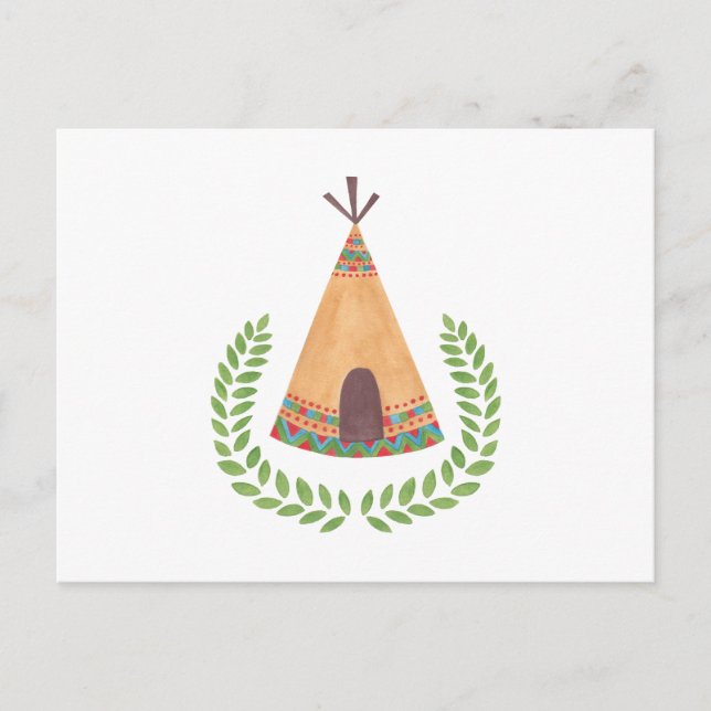 Tipi Postkarte (Vorderseite)